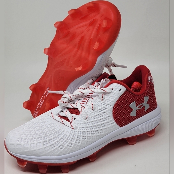 Under Armour Women's UA Glyde 2 MT TPU Softball Cleats 3026603-101 Size 8.5 New - Picture 1 of 11